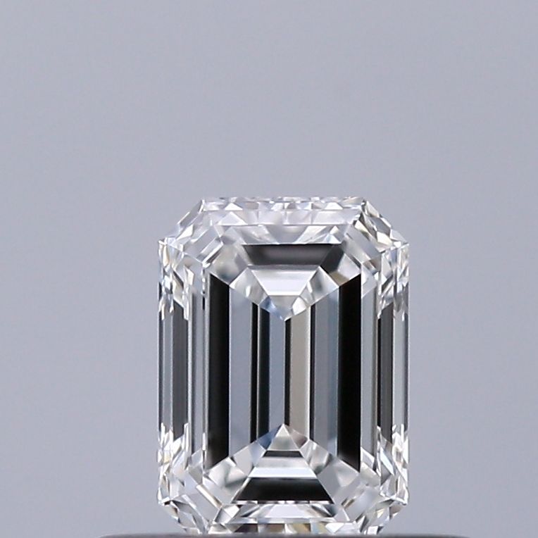Diamante Naturale Taglio Smeraldo 0.36ct EX/EX E VVS2 - GIA - 4.86x3.46x2.28mm