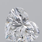 Diamante Naturale Taglio Cuore 0.9ct EX/EX D VVS1 - GIA - 5.81x6.66x3.99mm