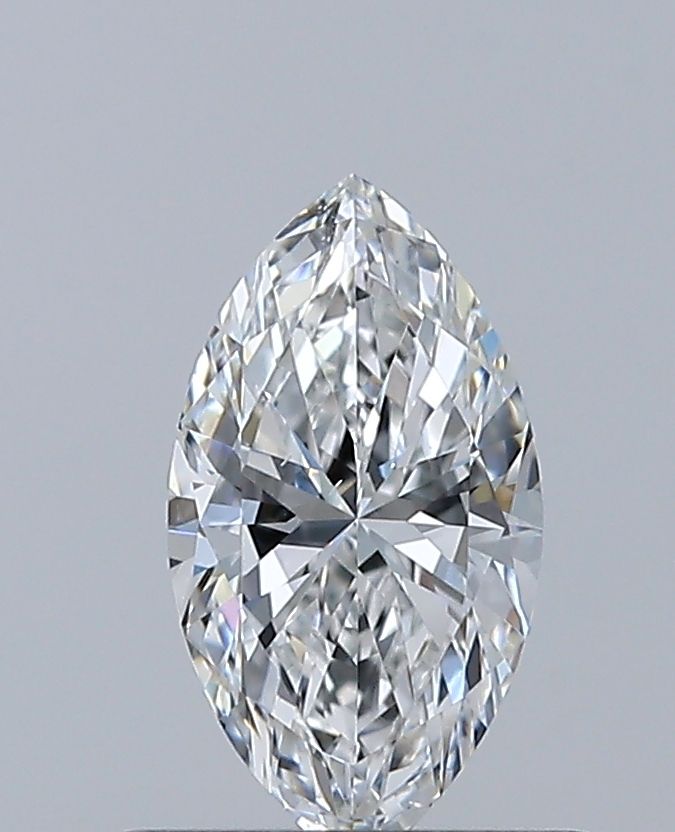 Diamante Naturale Taglio Marquise 0.6ct VG/EX F VS2 - GIA - 8.23x4.44x2.88mm