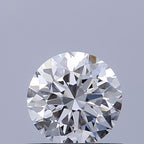 Diamante Naturale Taglio Brillante 0.5ct 3EX D VVS1 - IGI - 4.97x5.03x3.18mm