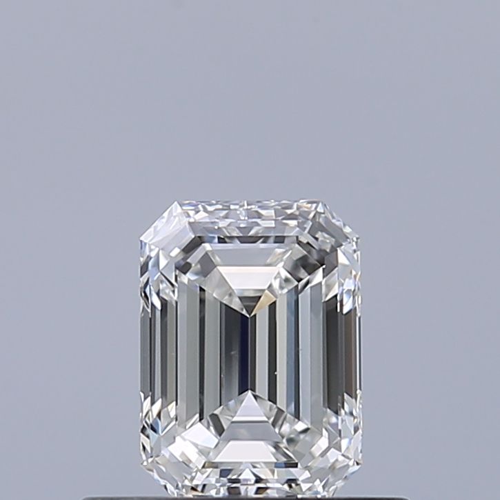 Diamante Naturale Taglio Smeraldo 0.5ct VG/EX F VS1 - GIA - 5.3x3.85x2.62mm
