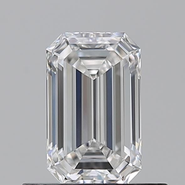 Diamante Naturale Taglio Smeraldo 0.6ct VG/EX F VVS1 - GIA - 6.28x3.87x2.57mm
