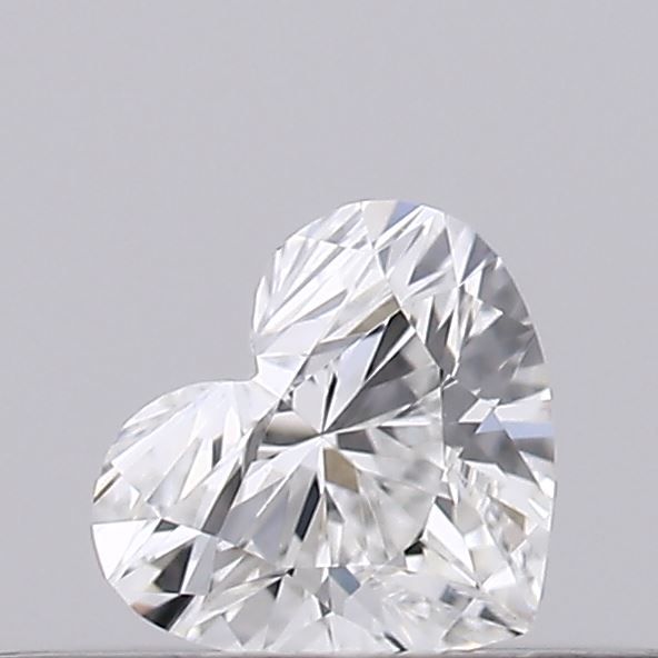 Diamante Naturale Taglio Cuore 0.18ct G/VG F VVS1 - GIA - 3.39x3.9x2.35mm
