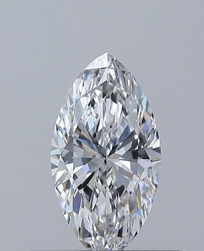 Diamante Naturale Taglio Marquise 0.37ct VG/EX D VVS2 - GIA - 7.25x3.81x2.39mm