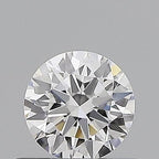 Diamante Naturale Taglio Brillante 0.5ct EX/VG/EX D IF - GIA - 5.09x5.06x3.1mm