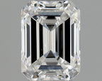 Diamante Naturale Taglio Smeraldo 0.38ct VG/G E VS2 - GIA - 4.71x3.47x2.38mm