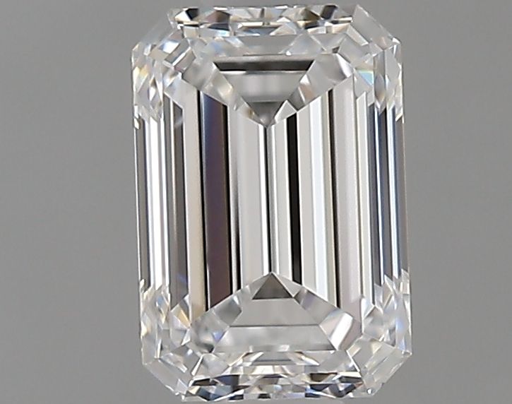 Diamante Naturale Taglio Smeraldo 0.8ct VG/EX D VVS1 - GIA - 6.27x4.31x2.95mm