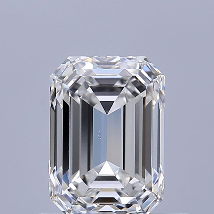 Diamante Naturale Taglio Smeraldo 0.71ct EX/EX E VS2 - GIA - 5.91x4.22x2.88mm