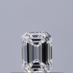 Diamante Naturale Taglio Smeraldo 0.26ct VG/EX D IF - GIA - 4.39x3.15x2.06mm