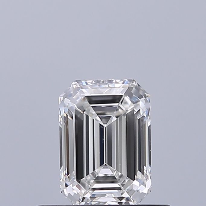 Diamante Naturale Taglio Smeraldo 0.52ct EX/EX F VS2 - GIA - 5.39x3.84x2.61mm