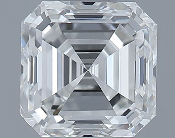 Diamante Naturale Taglio Asscher 0.51ct EX/EX H VS1 - GIA - 4.4x4.4x2.94mm