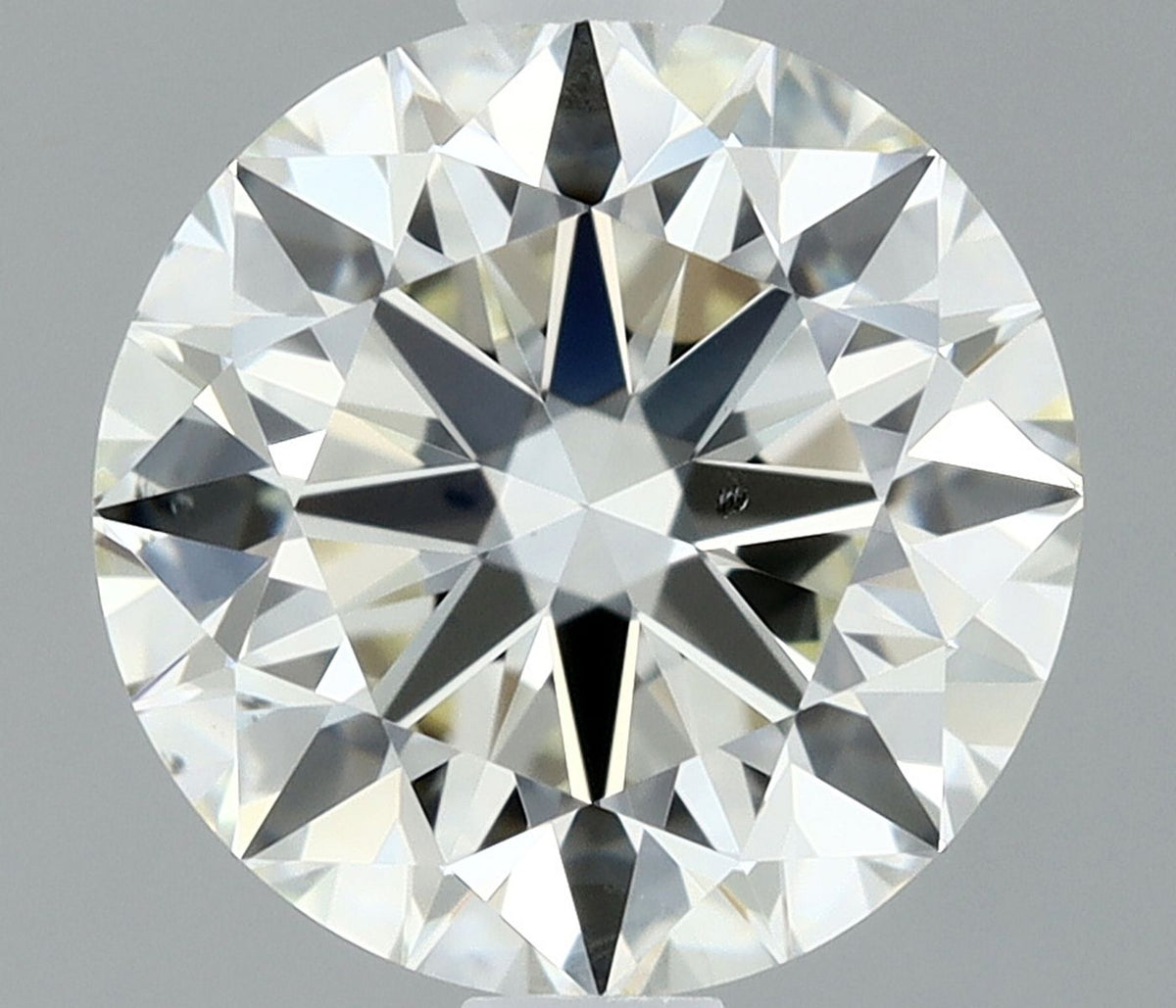 Diamante Naturale Taglio Brillante 1.21ct 3EX J VS2 - IGI - 6.69x6.76x4.21mm