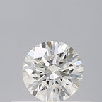 Diamante Naturale Taglio Brillante 0.23ct 3EX I VVS1 - GIA - 3.9x3.92x2.45mm