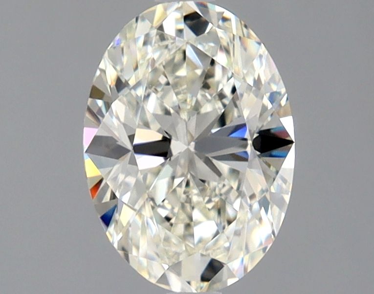 Diamante Naturale Taglio Ovale 1.3ct EX/EX J VVS1 - GIA - 8.42x6.05x3.87mm