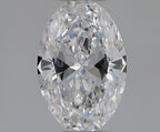 Diamante Naturale Taglio Ovale 0.5ct VG/EX D VVS1 - GIA - 6.88x4.52x2.57mm