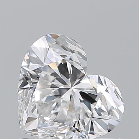Diamante Naturale Taglio Cuore 1.02ct EX/EX F FL - GIA - 6.06x6.97x4.1mm