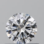 Diamante Naturale Taglio Brillante 0.5ct G/VG/VG E VS1 - GIA - 5.2x5.19x2.99mm