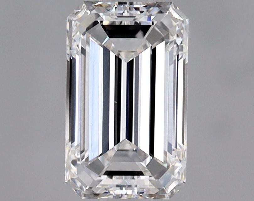 Diamante Naturale Taglio Smeraldo 0.9ct EX/VG D VS2 - GIA - 7.08x4.36x3.06mm