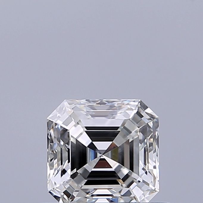 Diamante Naturale Taglio Asscher 0.48ct VG/EX F VVS1 - GIA - 4.44x4.41x2.94mm