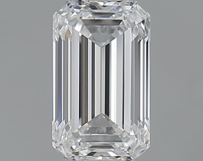 Diamante Naturale Taglio Smeraldo 0.8ct EX/EX E VVS2 - GIA - 6.68x4.08x2.79mm