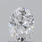 Diamante Naturale Taglio Ovale 1.01ct EX/EX D VS1 - GIA - 7.52x5.48x3.61mm