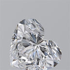 Diamante Naturale Taglio Cuore 1.02ct EX/VG D VVS1 - GIA - 6.13x6.91x4.06mm