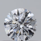 Diamante Naturale Taglio Brillante 0.5ct 3EX D VS1 - GIA - 5.07x5.03x3.18mm
