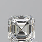 Diamante Naturale Taglio Asscher 0.62ct EX/EX G VVS1 - GIA - 4.69x4.69x3.19mm