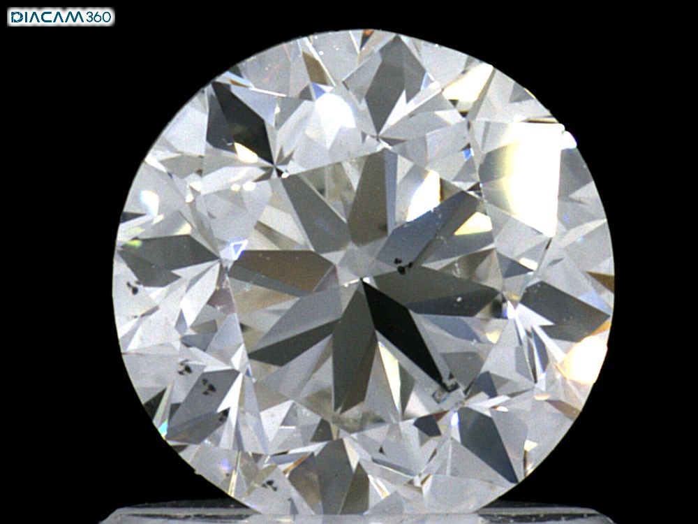 Diamante Naturale Taglio Brillante 1ct G/VG/EX H VS2 - GIA - 6.1x6.17x4.0mm