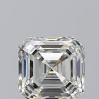 Diamante Naturale Taglio Asscher 0.7ct VG/EX J VVS1 - GIA - 4.83x4.65x3.27mm