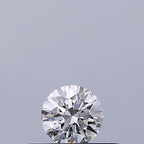 Diamante Naturale Taglio Brillante 0.19ct EX/EX/VG E VVS1 - GIA - 3.7x3.73x2.3mm
