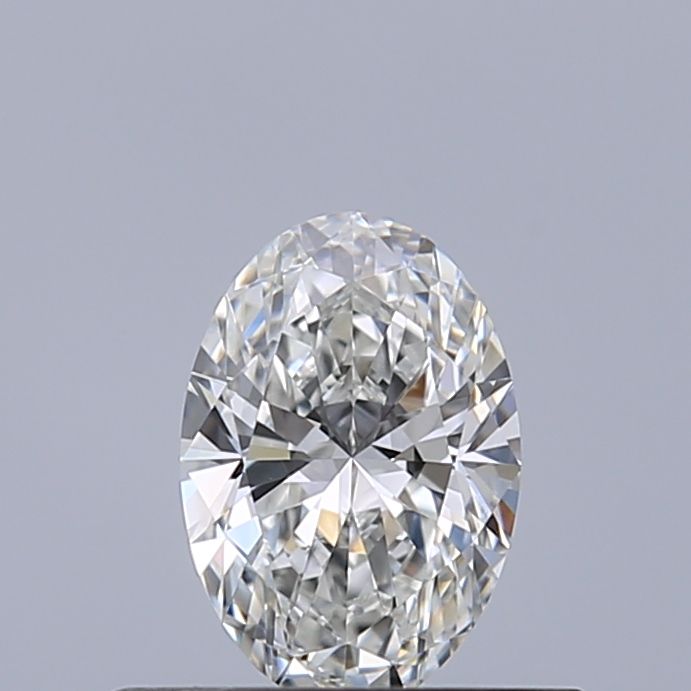 Diamante Naturale Taglio Ovale 0.39ct VG/EX F IF - GIA - 5.95x4.08x2.53mm
