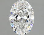 Diamante Naturale Taglio Ovale 1ct EX/EX E VVS1 - GIA - 8.01x5.73x3.54mm