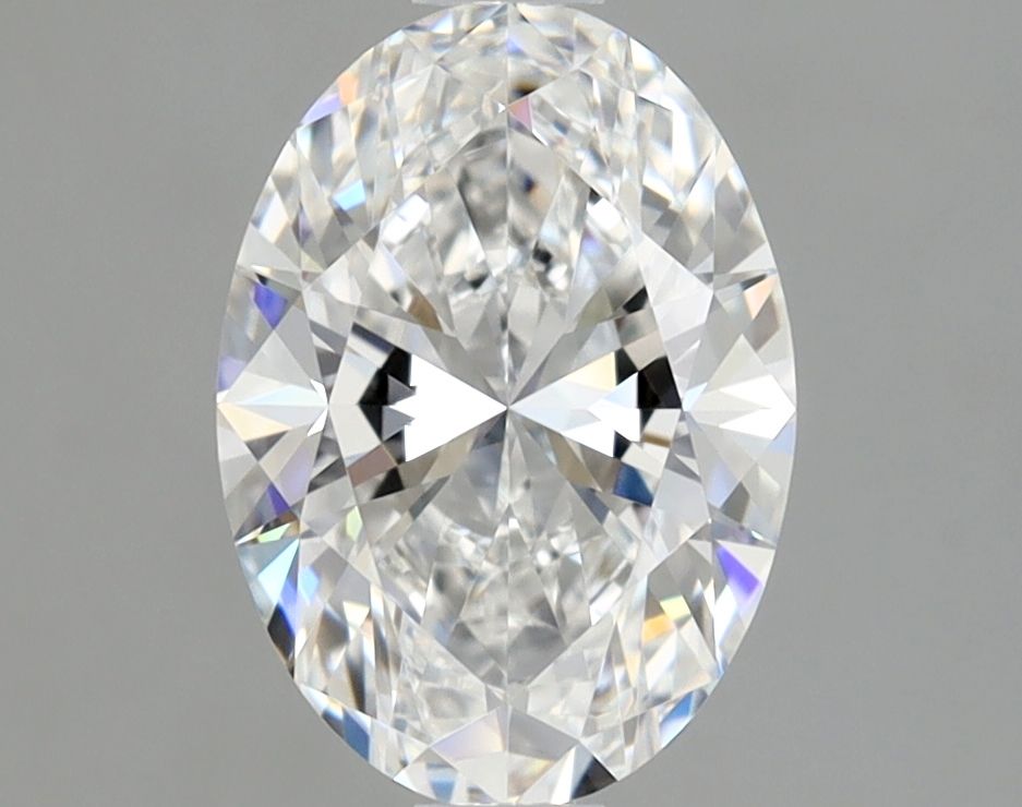 Diamante Naturale Taglio Ovale 1ct EX/EX E VVS1 - GIA - 8.01x5.73x3.54mm