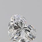 Diamante Naturale Taglio Cuore 0.52ct VG/VG H VVS1 - GIA - 4.68x5.49x3.48mm