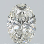 Diamante Naturale Taglio Ovale 0.6ct EX/EX G VS1 - IGI - 6.87x4.75x2.95mm