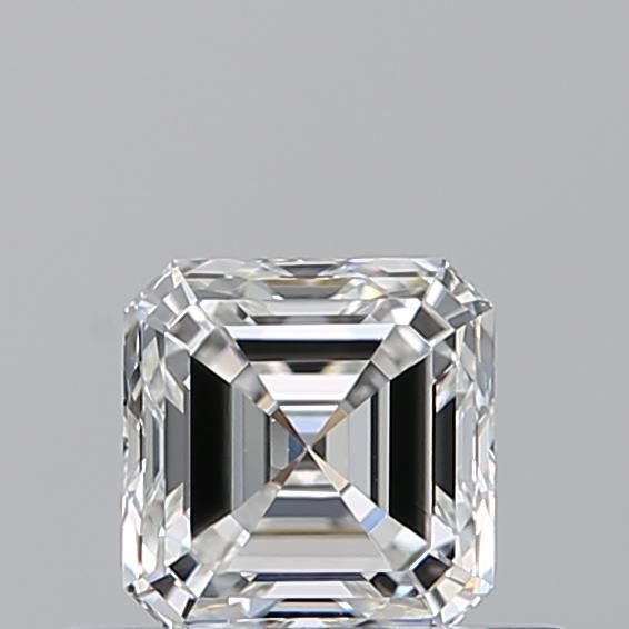 Diamante Naturale Taglio Asscher 0.5ct EX/EX F VS1 - GIA - 4.41x4.3x2.92mm