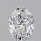 Diamante Naturale Taglio Ovale 0.9ct VG/VG D VVS2 - GIA - 7.33x5.3x3.49mm