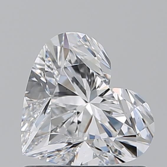 Diamante Naturale Taglio Cuore 1.01ct VG/EX D VS1 - GIA - 6.19x6.99x4.14mm