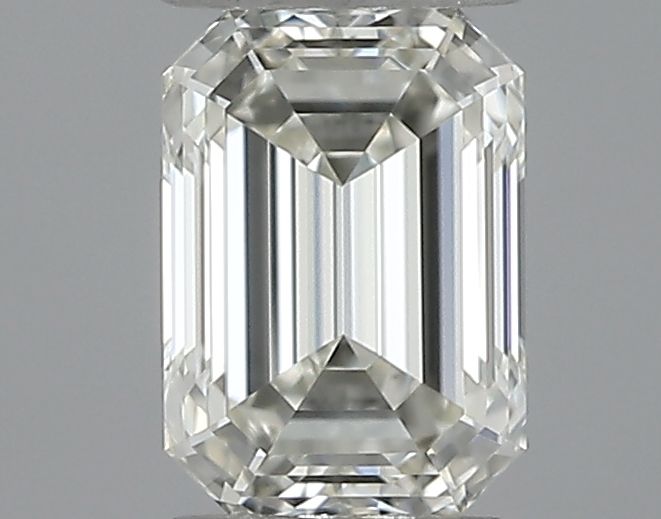 Diamante Naturale Taglio Smeraldo 0.5ct EX/EX J VVS2 - IGI - 5.3x3.77x2.57mm