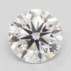 Diamante Naturale Taglio Brillante 0.5ct VG/G/EX E VVS1 - GIA - 4.92x4.99x3.15mm