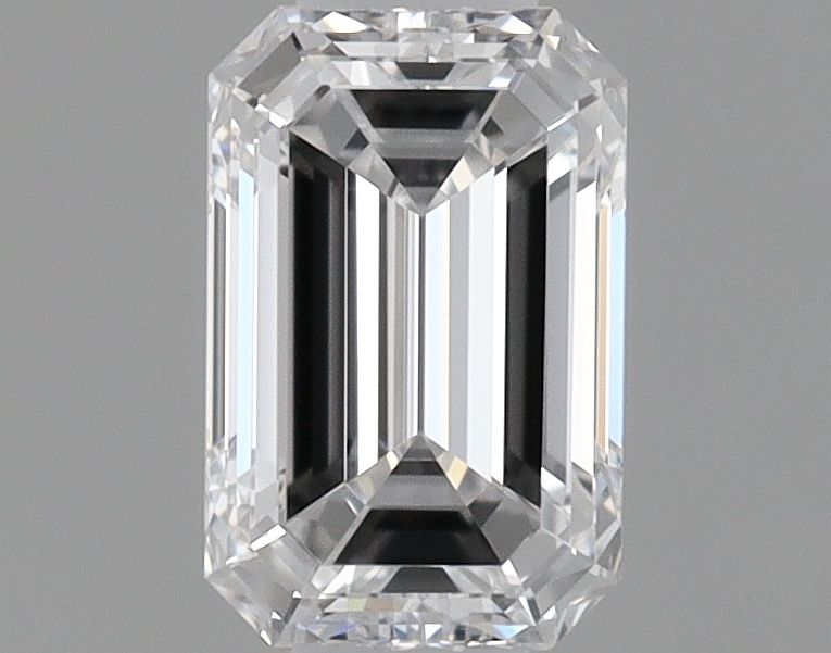 Diamante Naturale Taglio Smeraldo 0.37ct VG/EX D IF - GIA - 5.14x3.35x2.34mm