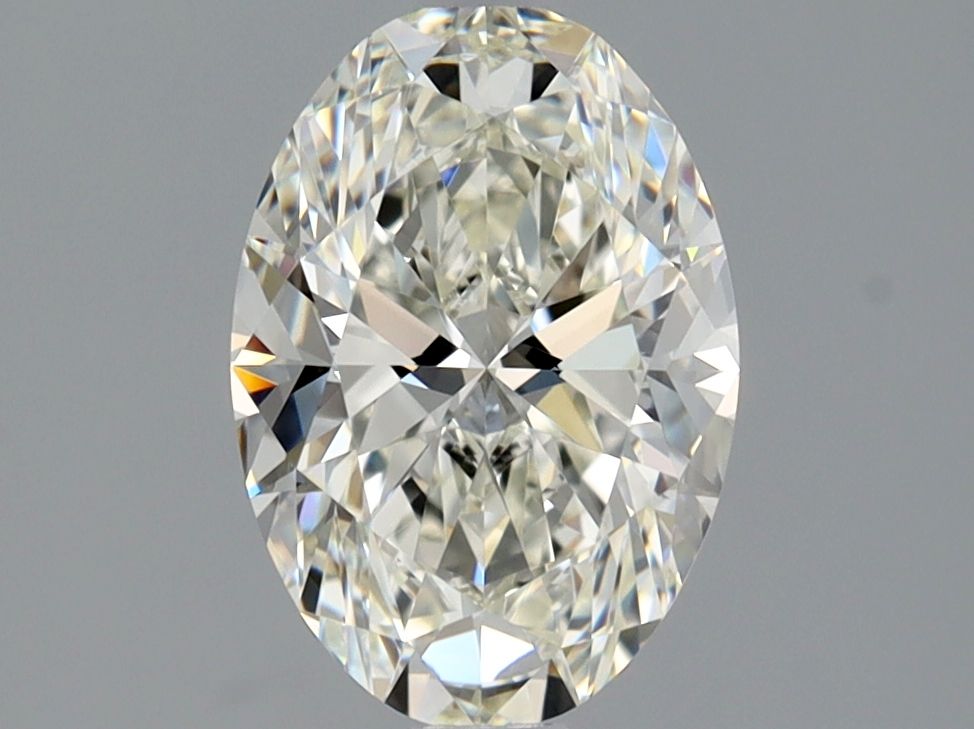 Diamante Naturale Taglio Ovale 1.24ct VG/EX J IF - GIA - 8.59x5.96x3.77mm