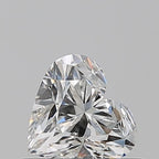 Diamante Naturale Taglio Cuore 0.5ct EX/VG G VVS1 - GIA - 4.93x5.38x3.38mm