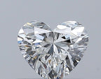 Diamante Naturale Taglio Cuore 0.35ct EX/EX F VVS1 - GIA - 4.4x4.98x2.85mm