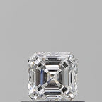 Diamante Naturale Taglio Asscher 0.51ct EX/VG E VS1 - GIA - 4.41x4.35x2.95mm