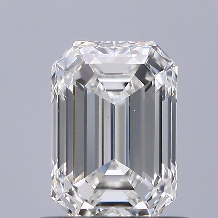 Diamante Naturale Taglio Smeraldo 0.74ct EX/EX F VVS2 - IGI - 6.18x4.31x2.9mm