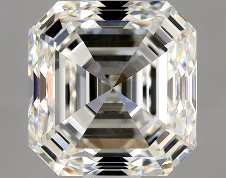 Diamante Naturale Taglio Asscher 1.3ct EX/EX J VVS1 - GIA - 5.95x5.71x4.01mm