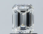 Diamante Naturale Taglio Smeraldo 0.75ct VG/EX F VVS1 - GIA - 6.29x4.49x2.99mm