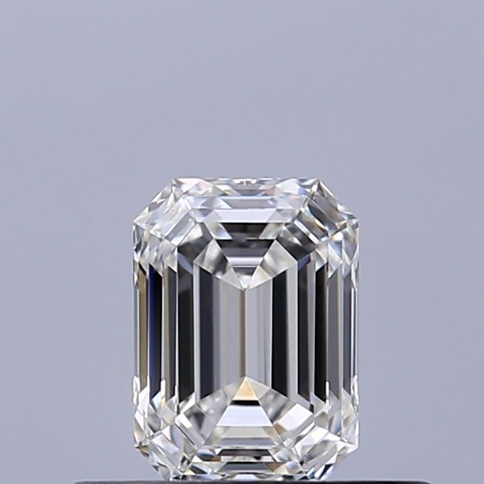Diamante Naturale Taglio Smeraldo 0.41ct EX/EX F VVS1 - IGI - 4.91x3.57x2.46mm